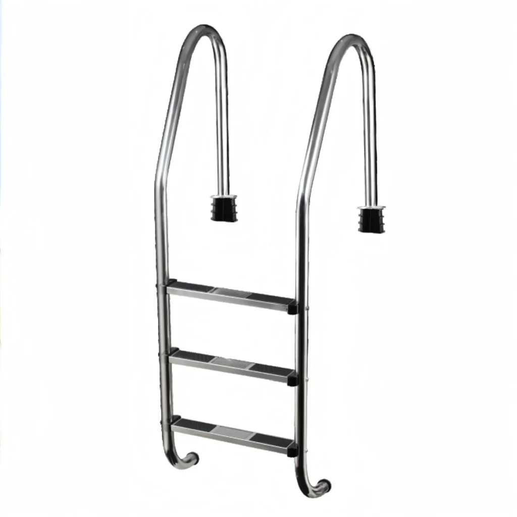 Stainless steel step pool ladder