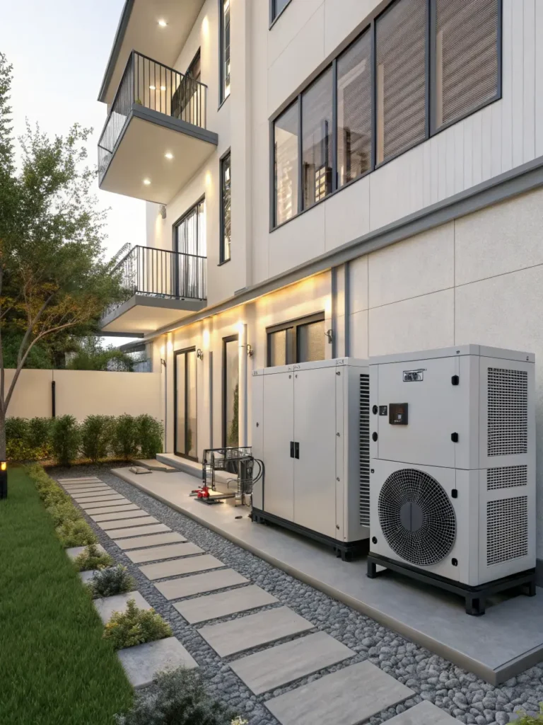 villa-side-yard-diesel-generator