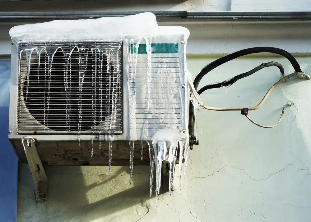 air conditioner freezing up cover