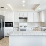 Apartments with stainless steel appliances